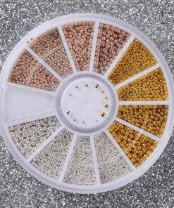 Mixed Nail Decoration Steel Beads BEAUTY & SKIN CARE Nail Art Supplies Item Type: Rhinestone & Decoration 