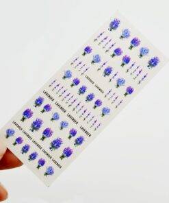 Lavender Nail Stickers BEAUTY & SKIN CARE Nail Art Supplies 5: Nail flower sticker flower Lavender stickers on nails 