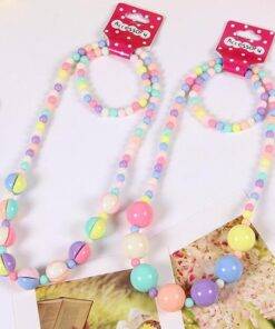 Girls’ Fashion Bright Resin Necklace and Bracelet Set JEWELRY & ORNAMENTS Necklaces & Pendants a1fa27779242b4902f7ae3: 1|2|3|4 