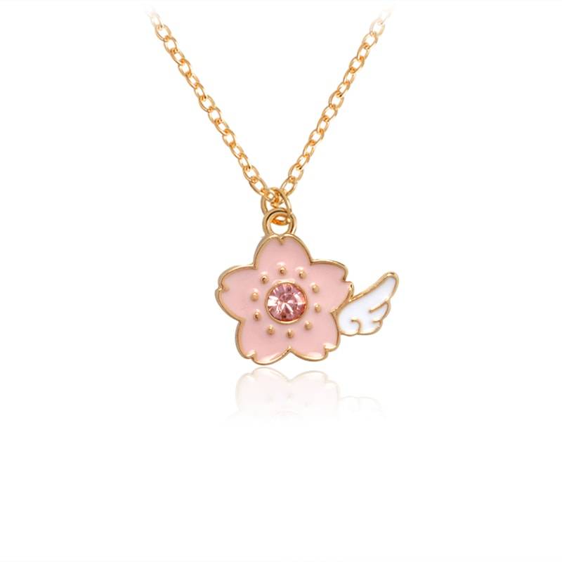 Romantic Zinc Alloy Pendant Necklace for Girls