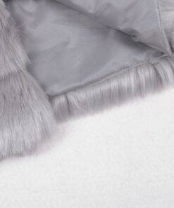 Women’s Fluffy Fur Coat Coats, Suits & Blazers FASHION & STYLE cb5feb1b7314637725a2e7: Black|Gray|Pink 