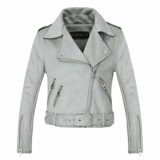 Women’s Belted Crop Biker Jacket Coats, Suits & Blazers FASHION & STYLE cb5feb1b7314637725a2e7: Beige|Black|Blue|Brown|Dark Grey|Pink|Red