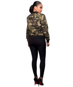 Casual Jackets for Women with Camouflage Prints Coats, Suits & Blazers FASHION & STYLE cb5feb1b7314637725a2e7: Green 