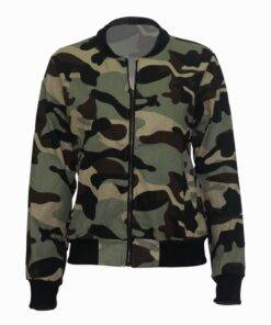 Casual Jackets for Women with Camouflage Prints Coats, Suits & Blazers FASHION & STYLE cb5feb1b7314637725a2e7: Green 