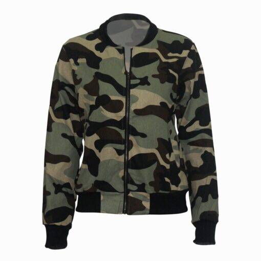 Casual Jackets for Women with Camouflage Prints Coats, Suits & Blazers FASHION & STYLE cb5feb1b7314637725a2e7: Green