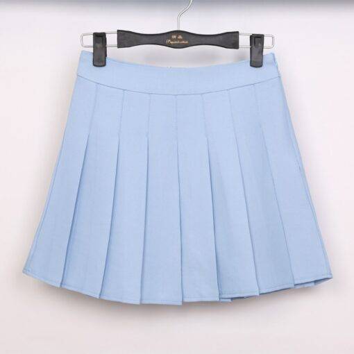 Women’s Mini Pleated Skirt FASHION & STYLE Shorts & Skirts cb5feb1b7314637725a2e7: Black|Dark Blue|Pink|Rose Red|Sky Blue|White