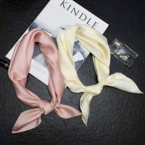 Women’s Solid Color Satin Scarf FASHION & STYLE Veils & Scarfs cb5feb1b7314637725a2e7: Army Green|Beige|Black|Brown|Burgundy|Camel|Gold|Gray|Green|Navy Blue|Pink|Red