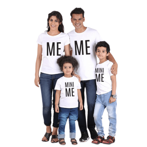 Multitype Letter Printed Family Matching T-Shirt Family Matching Outfit FASHION & STYLE cb5feb1b7314637725a2e7: Black Battery|Black Boss|Black Me|Black Mustache|Gray Battery|Gray Boss|Gray Me|Gray Mustache|White Battery|White Boss|White Me|White Mustache