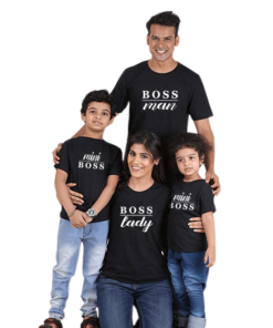 Multitype Letter Printed Family Matching T-Shirt Family Matching Outfit FASHION & STYLE cb5feb1b7314637725a2e7: Black Battery|Black Boss|Black Me|Black Mustache|Gray Battery|Gray Boss|Gray Me|Gray Mustache|White Battery|White Boss|White Me|White Mustache 