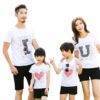 I Love You Family T-Shirts Set Family Matching Outfit FASHION & STYLE a1fa27779242b4902f7ae3: Child T-Shirt|Father T-Shirt|Mother T-Shirt