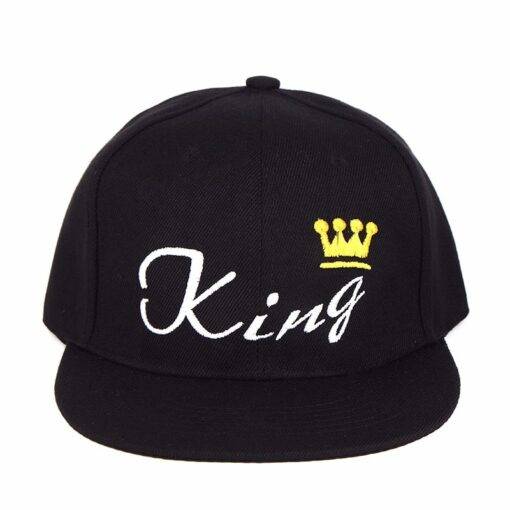 King And Queen Crown Couple Embroidery Caps Family Matching Outfit FASHION & STYLE cb5feb1b7314637725a2e7: King|Queen