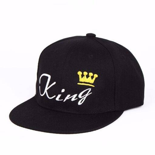 King And Queen Crown Couple Embroidery Caps Family Matching Outfit FASHION & STYLE cb5feb1b7314637725a2e7: King|Queen