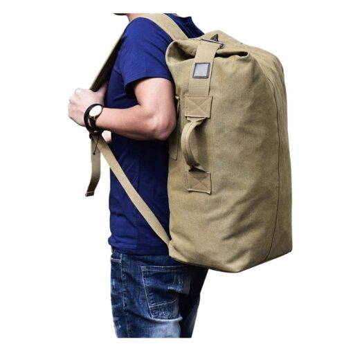 Convenient Multifunctional Large Capacity Canvas Travel Backpack Luggages & Trolleys SHOES, HATS & BAGS cb5feb1b7314637725a2e7: Army Green Big|Army Green Small|Black Big|Black Small|Khaki Big|Khaki Small