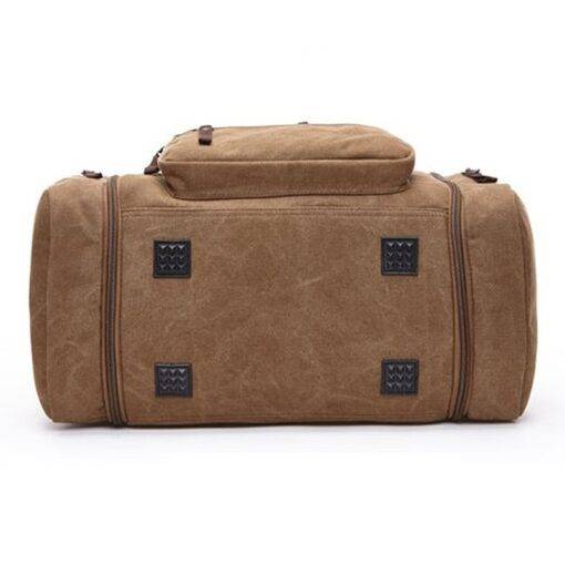 Canvas Large Travel Bag Luggages & Trolleys SHOES, HATS & BAGS cb5feb1b7314637725a2e7: Black|Blue|Brown|Gray|Khaki