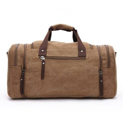 Canvas Large Travel Bag Luggages & Trolleys SHOES, HATS & BAGS cb5feb1b7314637725a2e7: Black|Blue|Brown|Gray|Khaki