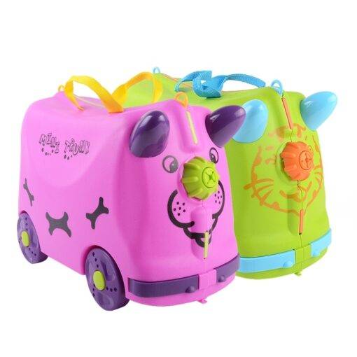 Kid’s Colorful Travel Luggage Suitcase Luggages & Trolleys SHOES, HATS & BAGS cb5feb1b7314637725a2e7: Green|Lavender|Orange|White