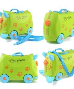 Kid’s Colorful Travel Luggage Suitcase Luggages & Trolleys SHOES, HATS & BAGS cb5feb1b7314637725a2e7: Green|Lavender|Orange|White 