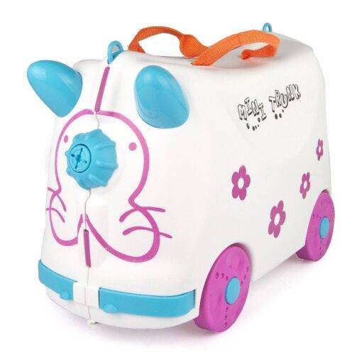 Kid’s Colorful Travel Luggage Suitcase Luggages & Trolleys SHOES, HATS & BAGS cb5feb1b7314637725a2e7: Green|Lavender|Orange|White