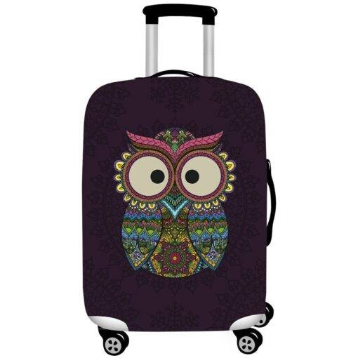 Printed Luggage Protective Cover Luggages & Trolleys SHOES, HATS & BAGS 57391192dfa1f247ad015a: Bear|Cute Owl|Giraffe|Owl|Panda|Pirate Bear