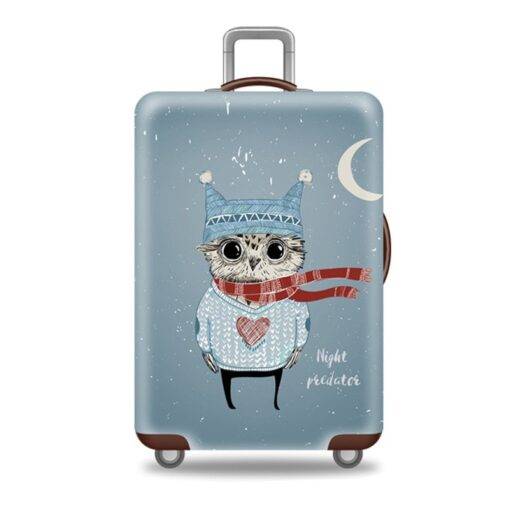 Printed Luggage Protective Cover Luggages & Trolleys SHOES, HATS & BAGS 57391192dfa1f247ad015a: Bear|Cute Owl|Giraffe|Owl|Panda|Pirate Bear