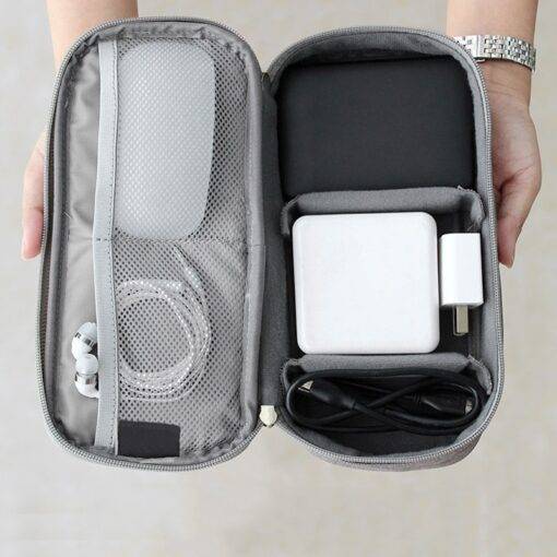 Portable Bags for Digital Gadgets Luggages & Trolleys SHOES, HATS & BAGS cb5feb1b7314637725a2e7: Black|Gray