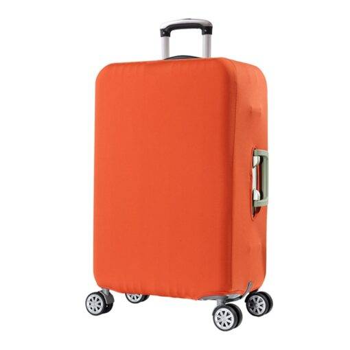 Solid Color Protective Suitcase Cover Luggages & Trolleys SHOES, HATS & BAGS cb5feb1b7314637725a2e7: Black|Brown|Dark Green|Orange|Purple|Red|Rose Red