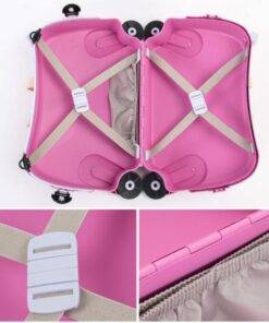 Bear Shaped Ride-on Suitcase for Kids Luggages & Trolleys SHOES, HATS & BAGS cb5feb1b7314637725a2e7: Blue|Pink|Yellow 