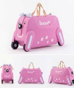 Bear Shaped Ride-on Suitcase for Kids Luggages & Trolleys SHOES, HATS & BAGS cb5feb1b7314637725a2e7: Blue|Pink|Yellow 