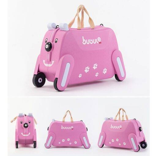 Bear Shaped Ride-on Suitcase for Kids Luggages & Trolleys SHOES, HATS & BAGS cb5feb1b7314637725a2e7: Blue|Pink|Yellow