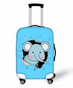 Cartoon Printed Protective Cover for Suitcase Luggages & Trolleys SHOES, HATS & BAGS ae284f900f9d6e21ba6914: Blue|Customized|Green|Red|Sky Blue|Yellow 