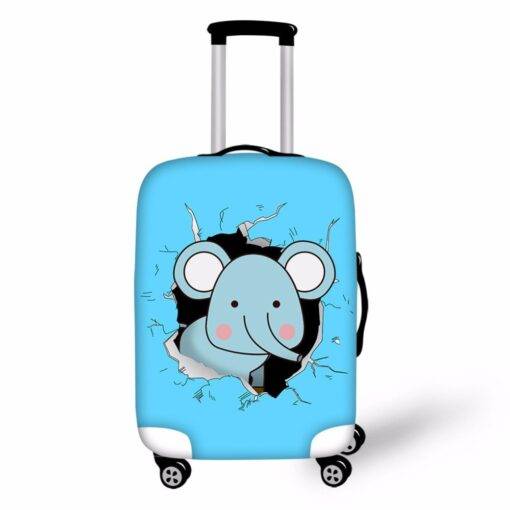 Cartoon Printed Protective Cover for Suitcase Luggages & Trolleys SHOES, HATS & BAGS ae284f900f9d6e21ba6914: Blue|Customized|Green|Red|Sky Blue|Yellow