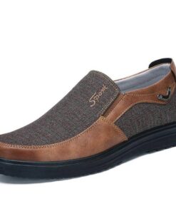 Men’s Casual Slip-One Shoes Casual Shoes & Boots SHOES, HATS & BAGS cb5feb1b7314637725a2e7: Black|Brown|Gray|PU Brown|PU gray|Red Brown 