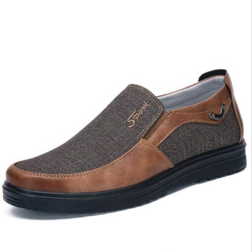 Men’s Casual Slip-One Shoes Casual Shoes & Boots SHOES, HATS & BAGS cb5feb1b7314637725a2e7: Black|Brown|Gray|PU Brown|PU gray|Red Brown