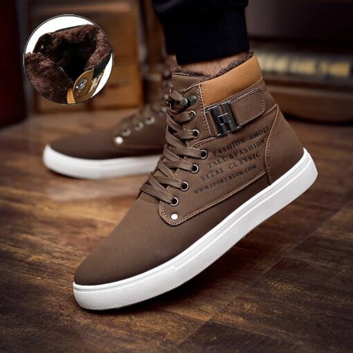 Stylish Lace-Up Ankle Boots Casual Shoes & Boots SHOES, HATS & BAGS cb5feb1b7314637725a2e7: Black|Black Cotton|Black2|Brown|Brown Cotton|Green|Grey|Grey Cotton|Khaki|Khaki Cotton