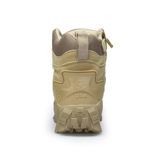Comfortable Wear-Resistant Leather Men’s Military Boots Casual Shoes & Boots SHOES, HATS & BAGS cb5feb1b7314637725a2e7: Black|Khaki