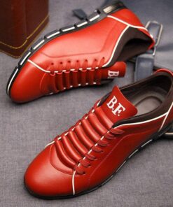 Stylish Comfortable Leather Men’s Sneakers SHOES, HATS & BAGS Sports Shoes & Floaters cb5feb1b7314637725a2e7: Black Casual Shoes|Blue Casual Shoes|Brown Casual Shoes|Wine Casual Shoes|Yellow Casual Shoes 