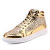 Men’s Fashion Street Style Sneakers SHOES, HATS & BAGS Sports Shoes & Floaters cb5feb1b7314637725a2e7: Black|Gold|Siver