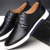 Elegant Summer Breathable Men’s Shoes Men & Women Shoes SHOES, HATS & BAGS cb5feb1b7314637725a2e7: Black|Blue|Brown