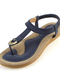 Women’s Flat Heels Open Sandals Casual Shoes & Boots SHOES, HATS & BAGS cb5feb1b7314637725a2e7: Beige|Black|Blue|Dark Blue|Pink|Red