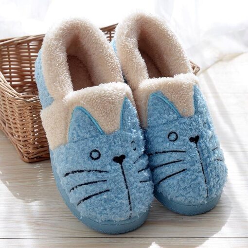 Women’s Cute Cat Warm Home Slippers Casual Shoes & Boots SHOES, HATS & BAGS cb5feb1b7314637725a2e7: 5 pairs|Blue|Brown|Grey|Pink