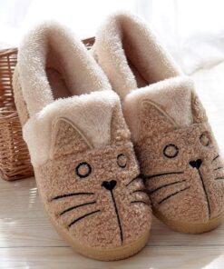 Women’s Cute Cat Warm Home Slippers Casual Shoes & Boots SHOES, HATS & BAGS cb5feb1b7314637725a2e7: 5 pairs|Blue|Brown|Grey|Pink