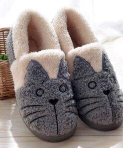 Women’s Cute Cat Warm Home Slippers Casual Shoes & Boots SHOES, HATS & BAGS cb5feb1b7314637725a2e7: 5 pairs|Blue|Brown|Grey|Pink 