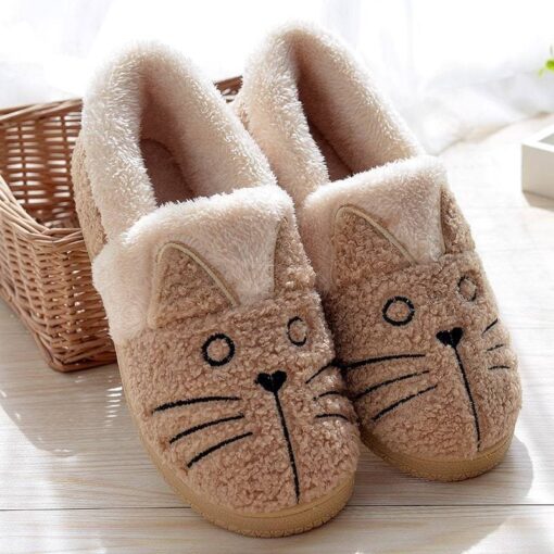 Women’s Cute Cat Warm Home Slippers Casual Shoes & Boots SHOES, HATS & BAGS cb5feb1b7314637725a2e7: 5 pairs|Blue|Brown|Grey|Pink