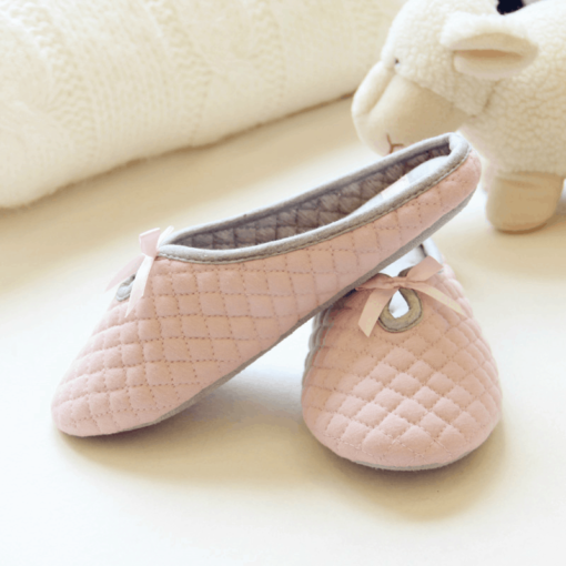 Lovely Women`s Slippers with Bow Casual Shoes & Boots SHOES, HATS & BAGS cb5feb1b7314637725a2e7: Gray|Pink