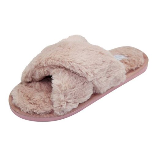 Fluffy Soft Comfortable Slippers Casual Shoes & Boots SHOES, HATS & BAGS cb5feb1b7314637725a2e7: Grey|Pink