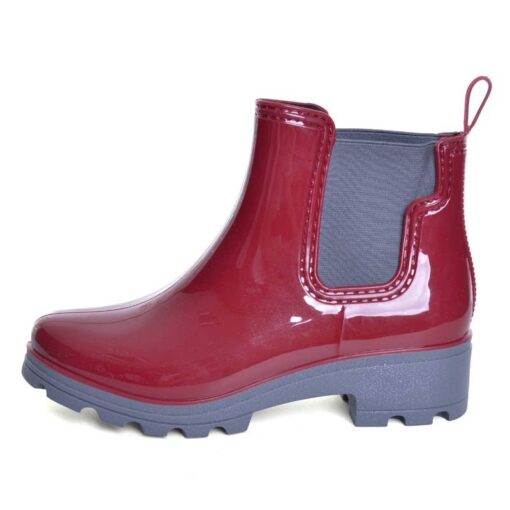 Stylish Comfortable Rubber Women’s Rain Boots Casual Shoes & Boots SHOES, HATS & BAGS cb5feb1b7314637725a2e7: Black|Blue|Red