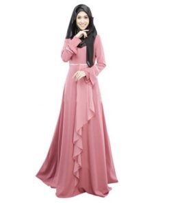 Bohemian Muslim Women’s Linen Dress FASHION & STYLE Men & Women Fashion cb5feb1b7314637725a2e7: Black|Pink|Purple 