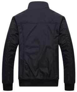 Casual Stand Collar Slim Jacket for Men FASHION & STYLE Men & Women Fashion Men Fashion & Accessories cb5feb1b7314637725a2e7: Black|Blue|Green|Grey|Khaki 