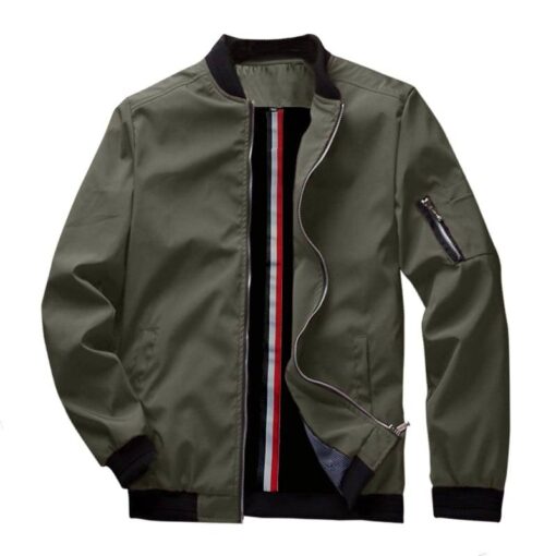 Men’s Spring Bomber Jacket FASHION & STYLE Men & Women Fashion Men Fashion & Accessories cb5feb1b7314637725a2e7: Army Green|Black|Darkblue|Khaki|Red