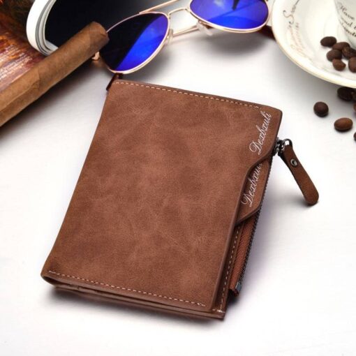 Men’s Soft Leather Wallet FASHION & STYLE Hand Bags & Wallets Men Fashion & Accessories SHOES, HATS & BAGS cb5feb1b7314637725a2e7: Black|Brown|Gray|small brown|Small/Black